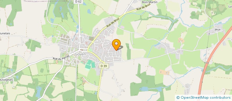 localisation de l'entreprise B&S  GOVEN