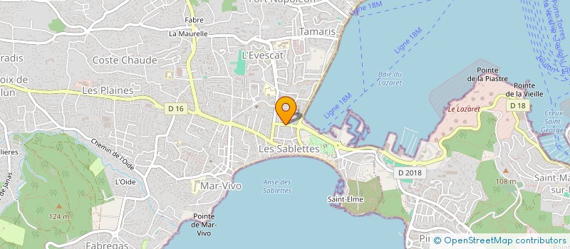 localisation de l'entreprise B.S.  LA SEYNE-SUR-MER