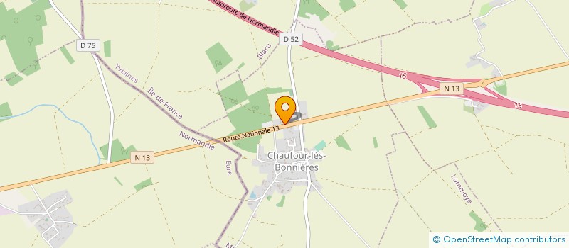 localisation de l'entreprise B.S.A. BACQUET SEINE AUTO  ROLLEBOISE