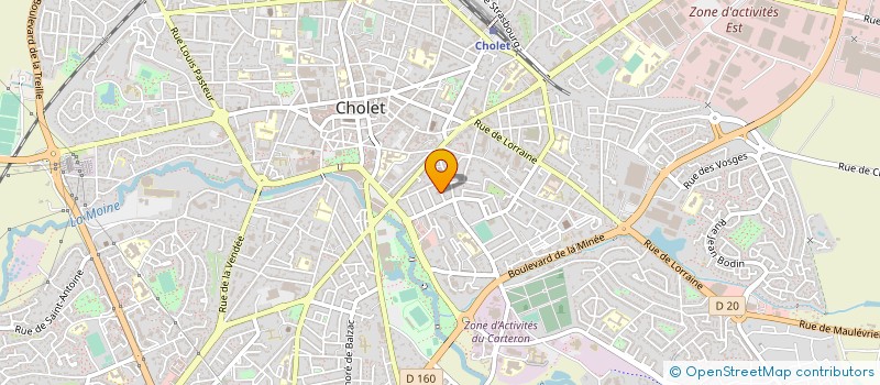 localisation de l'entreprise B & S ASSOCIES à CHOLET