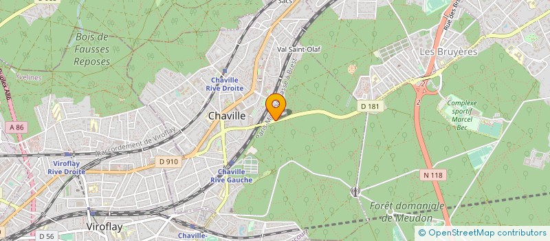 localisation de l'entreprise B&S ASSOCIES à CHAVILLE