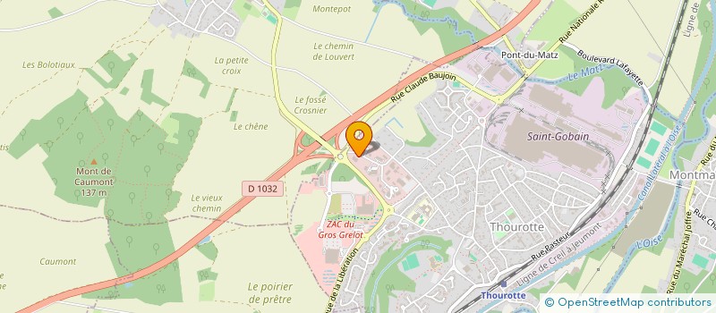 localisation de l'entreprise B.S.AUTO SERVICES  THOUROTTE