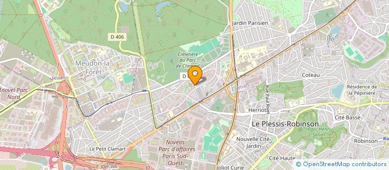 localisation de l'entreprise B.S.B. à CLAMART