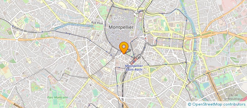 localisation de l'entreprise B.S.B. à MONTPELLIER