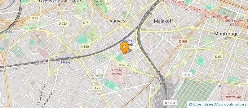 localisation de l'entreprise B.S.B à MALAKOFF