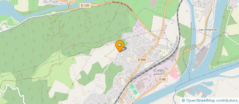 localisation de l'entreprise B.S.B  LA-VOULTE-SUR-RHONE