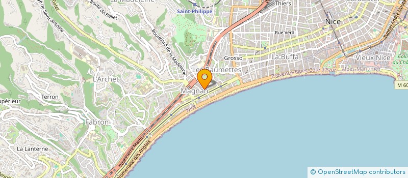 localisation de l'entreprise B S B à NICE