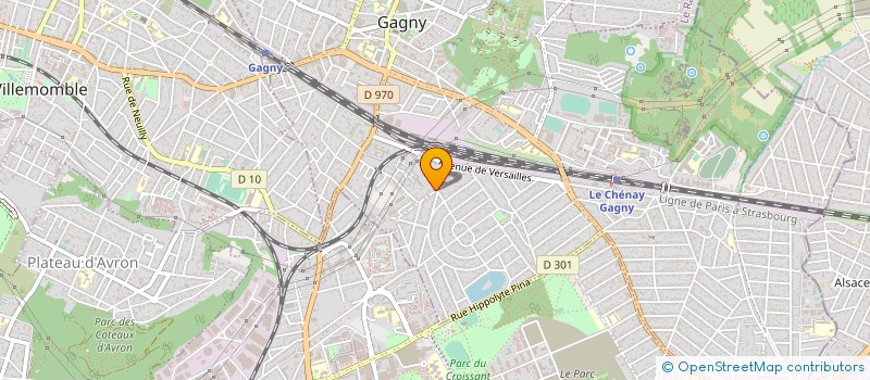 localisation de l'entreprise B.S.B. BARISIC STOLIC BATIMENT à GAGNY