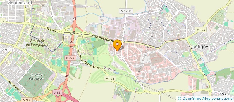 localisation de l'entreprise B.S.C. à QUETIGNY