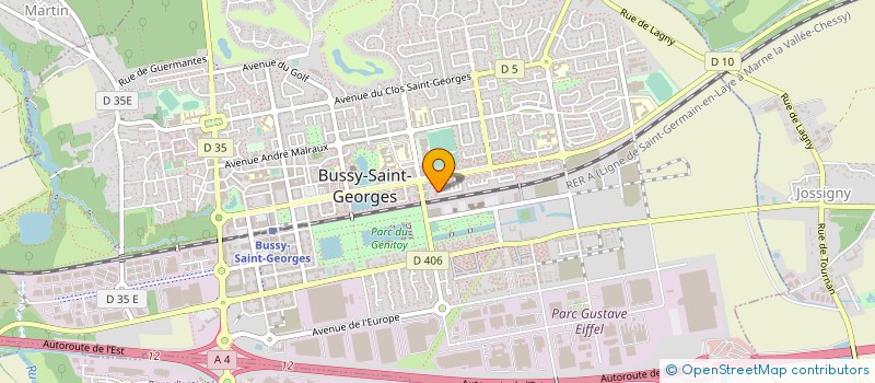 localisation de l'entreprise B.S.C. BUSSY-SAINT-GEORGES à BUSSY-SAINT-GEORGES
