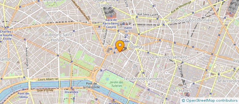 localisation de l'entreprise B.S. CAPITAL PRIVE à PARIS