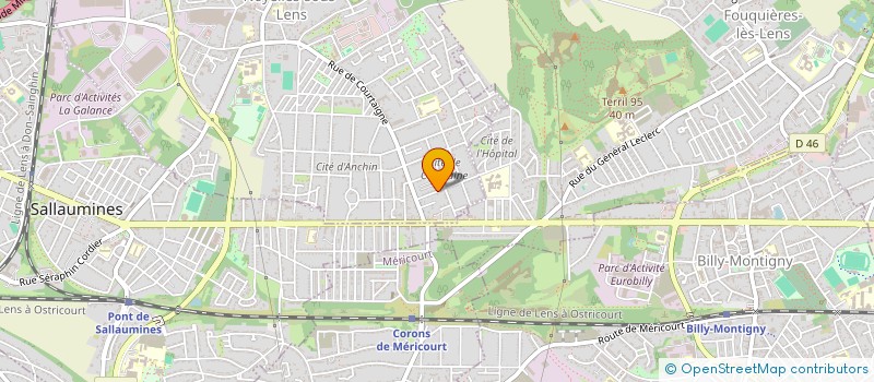 localisation de l'entreprise B.S CARS  NOYELLES-SOUS-LENS