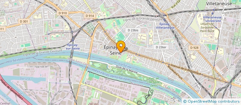 localisation de l'entreprise B&S COMPANY à EPINAY-SUR-SEINE