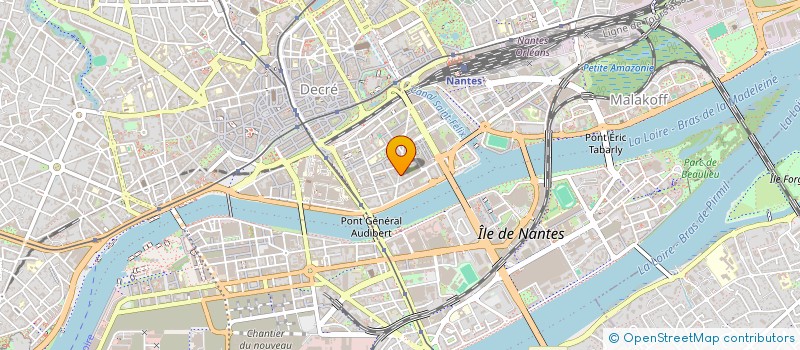 localisation de l'entreprise B&S CONSULTING à NANTES