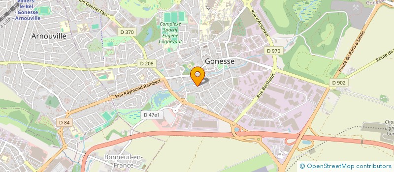 localisation de l'entreprise B S D B  GONESSE