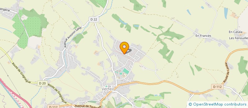 localisation de l'entreprise B S DES MONGES  VERFEIL