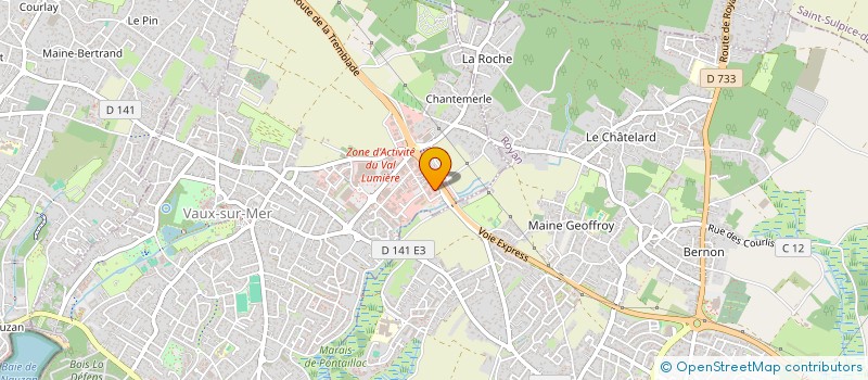 localisation de l'entreprise B-S DU PAYS ROYANNAIS à VAUX-SUR-MER