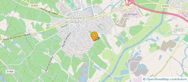 localisation de l'entreprise B S E à SAINT-ANDRE-DE-SANGONIS