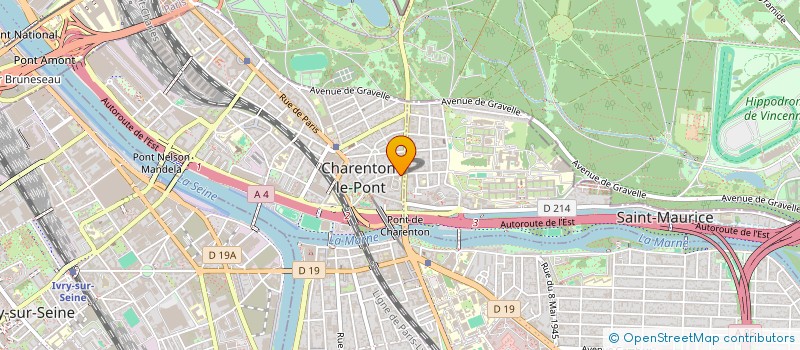 localisation de l'entreprise B.S.E.A. à CHARENTON-LE-PONT