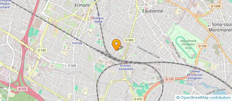 localisation de l'entreprise B.S ENGINEERING  ERMONT