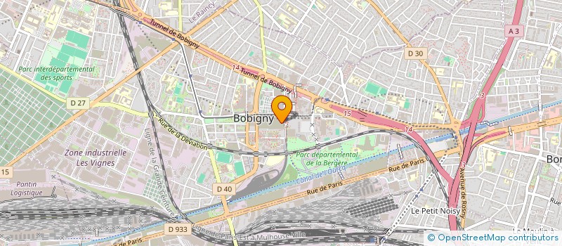 localisation de l'entreprise B.S ESTHETIQUE à BOBIGNY