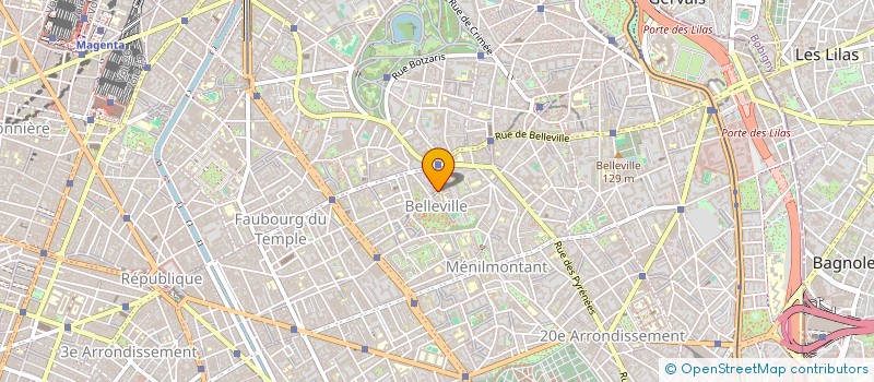 localisation de l'entreprise B.S.F  PARIS