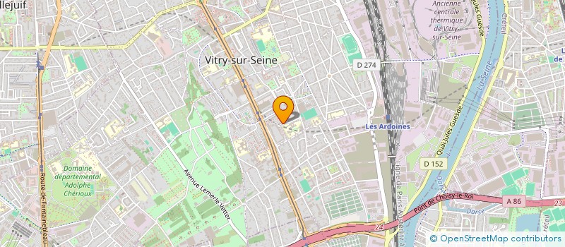 localisation de l'entreprise B.S.F.C.V à VITRY-SUR-SEINE