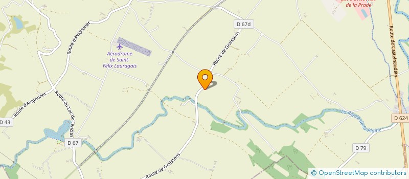 localisation de l'entreprise B.S. FACADES  SAINT-FELIX-LAURAGAIS