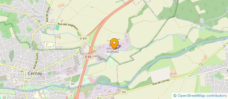 localisation de l'entreprise B.S.H. HOLDING  UFFHOLTZ