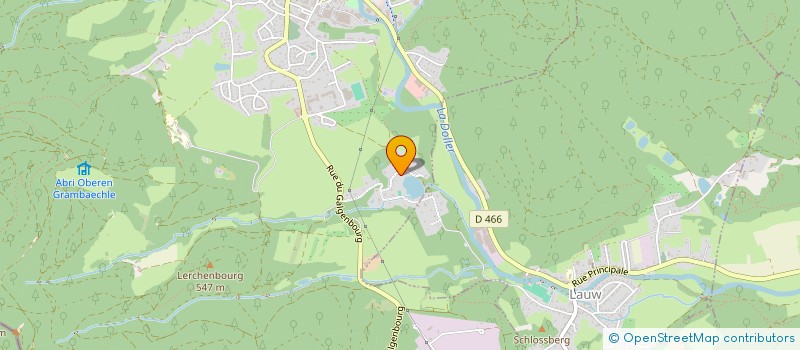 localisation de l'entreprise B.S.I.  MASEVAUX-NIEDERBRUCK