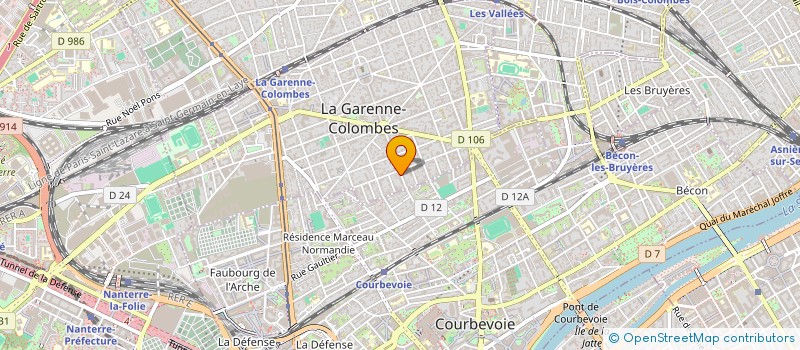 localisation de l'entreprise B S I à LA GARENNE-COLOMBES