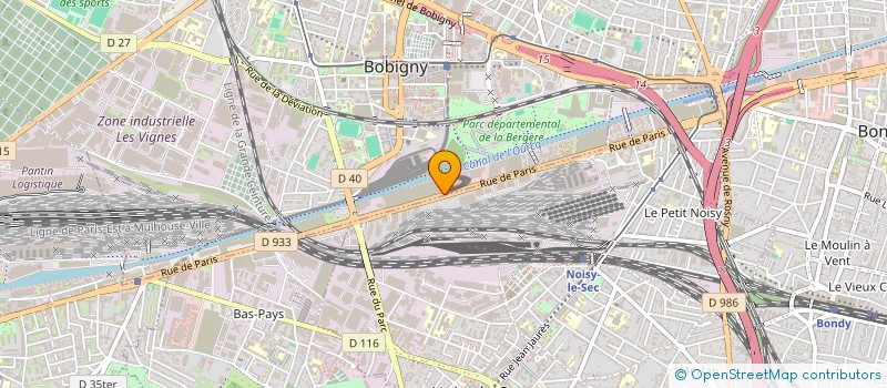 localisation de l'entreprise B.S.I AGENCEMENT à BOBIGNY