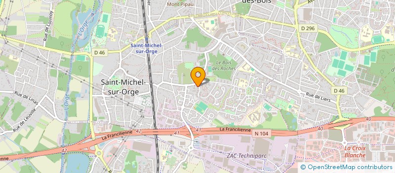 localisation de l'entreprise B.S.I PROTECTION INCENDIE à SAINT-MICHEL-SUR-ORGE