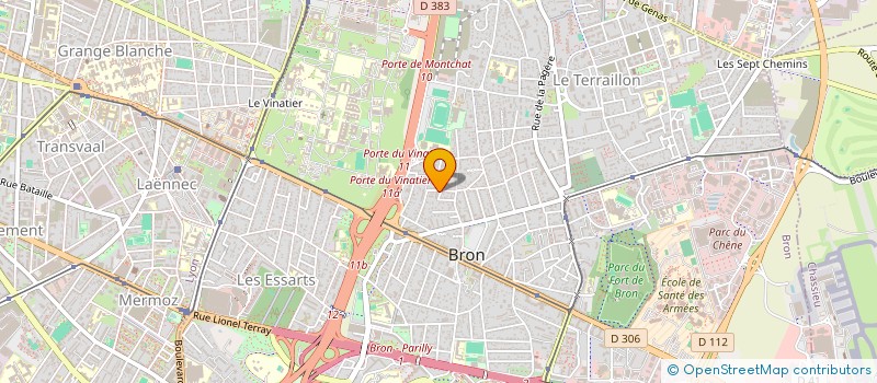 localisation de l'entreprise B.S. IMMO  BRON