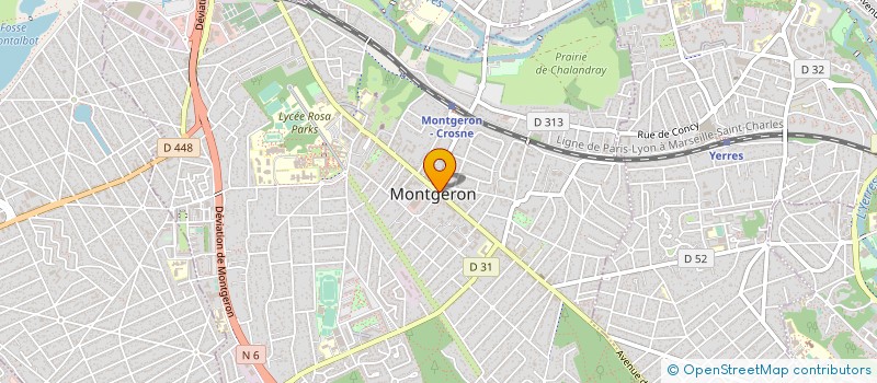 localisation de l'entreprise B.S. IMMOBILIER à MONTGERON