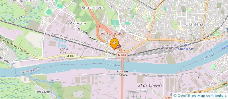 localisation de l'entreprise B. S. J. à NANTES