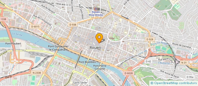 localisation de l'entreprise B.S.L. à ROUEN