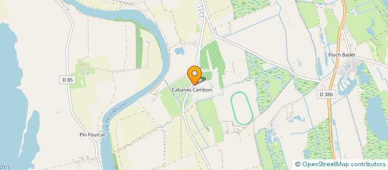 localisation de l'entreprise B.S.L.H  SAINTES-MARIES-DE-LA-MER