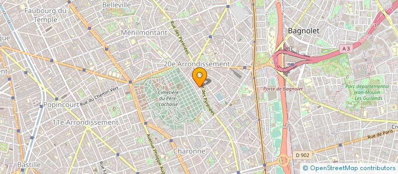 localisation de l'entreprise B.S.L.T. - BATIMENT  PARIS