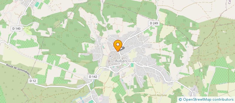 localisation de l'entreprise B.S.M  AUBAIS