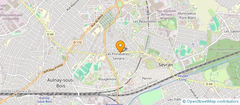 localisation de l'entreprise B.S.M. AUTO 93 à SEVRAN