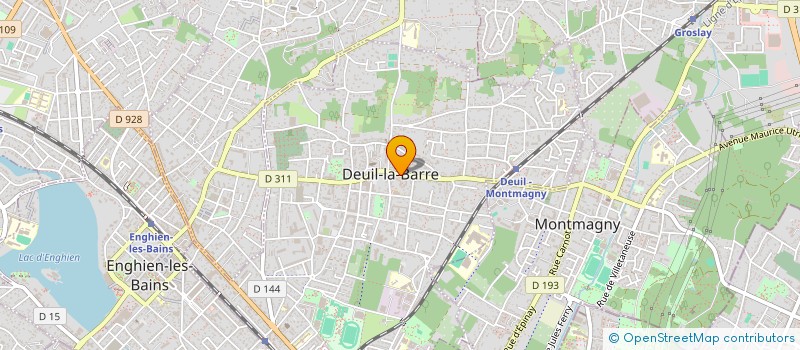 localisation de l'entreprise B.S.M. IMMOBILIER  DEUIL-LA-BARRE