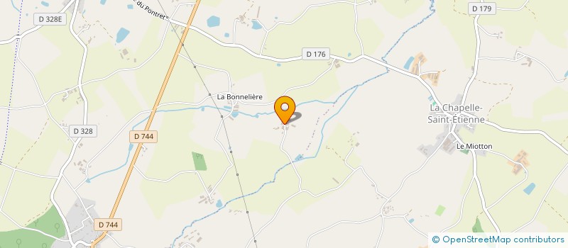 localisation de l'entreprise B.S.M.P. à MONCOUTANT-SUR-SEVRE