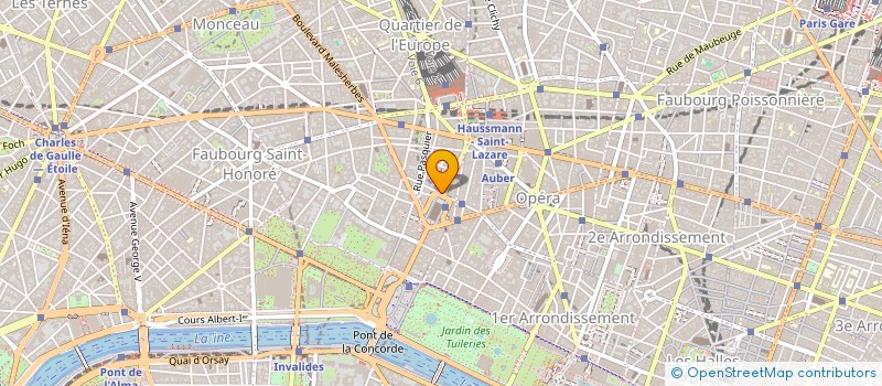 localisation de l'entreprise B.S MADELEINE  PARIS