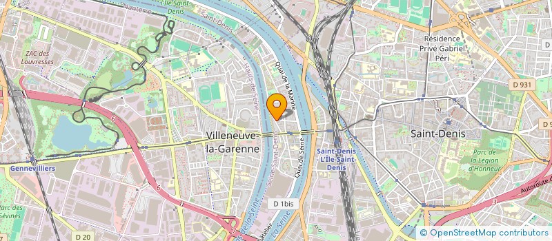 localisation de l'entreprise B&S MOTORS  L'ILE-SAINT-DENIS