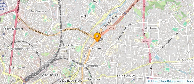 localisation de l'entreprise B.S.N à MARSEILLE