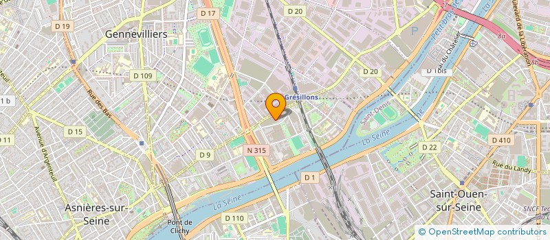 localisation de l'entreprise B S P à ASNIERES-SUR-SEINE