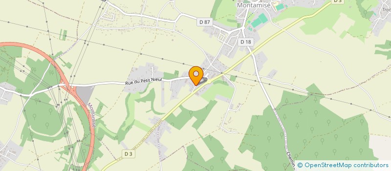 localisation de l'entreprise B.S.P.86  MONTAMISE