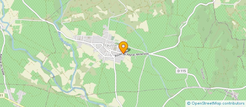 localisation de l'entreprise B.S.P  TRAUSSE