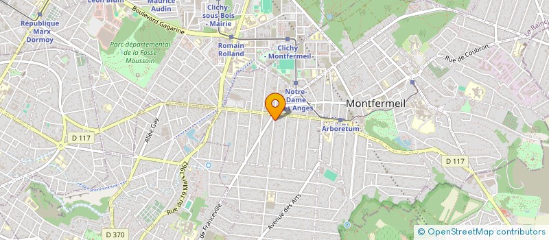 localisation de l'entreprise B.S.P.R à MONTFERMEIL